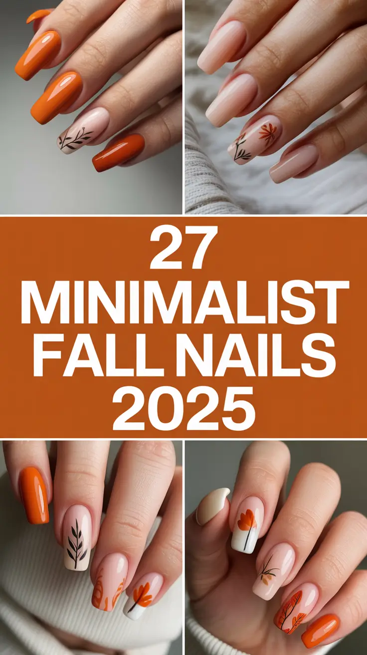 Minimalist Fall Nails 2025: Cute Designs, Colors & Inspo for Short and Almond Shapes