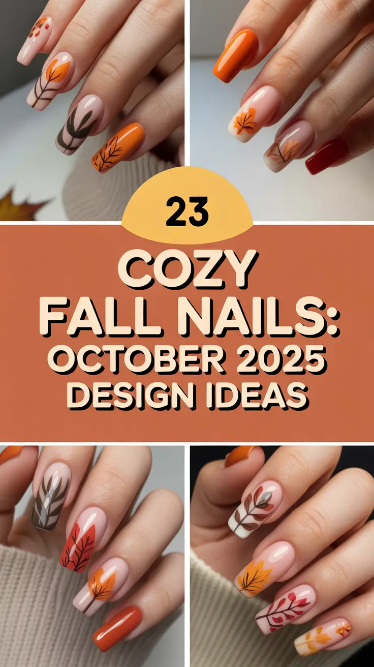 Cozy Fall Nails: October 2025 Design Ideas That Feel Cute and Classy