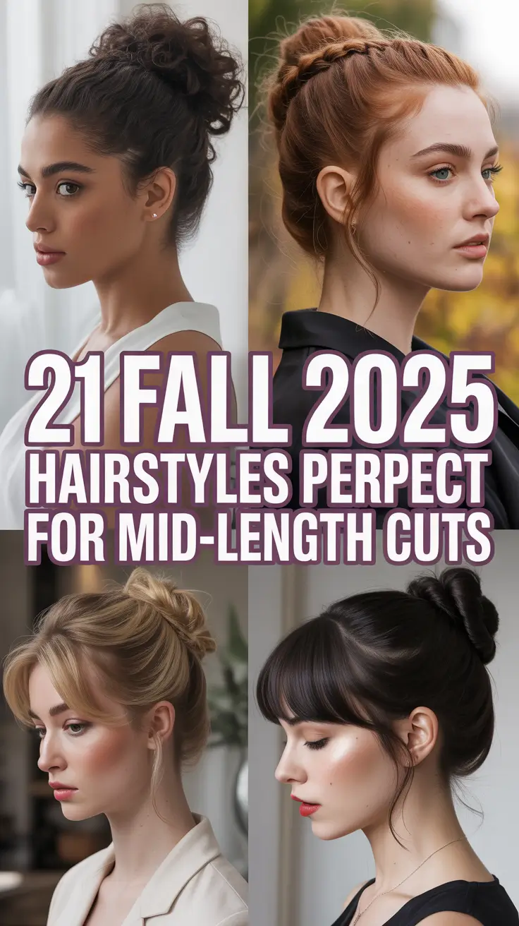 Fall 2025 Hairstyles Perfect for Mid-Length Cuts: Cute, Simple & Seriously Stylish Ideas