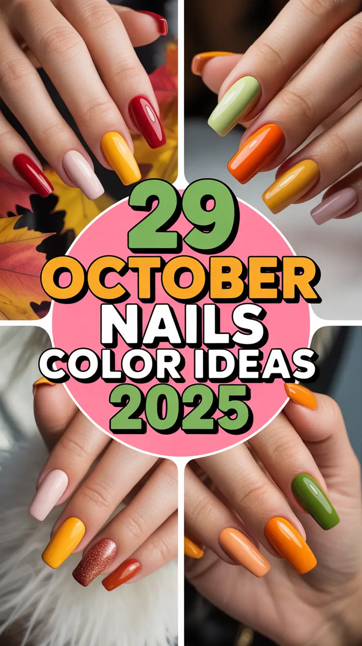October Nails Color Ideas 2025: Fresh Fall Gel Polish Inspo