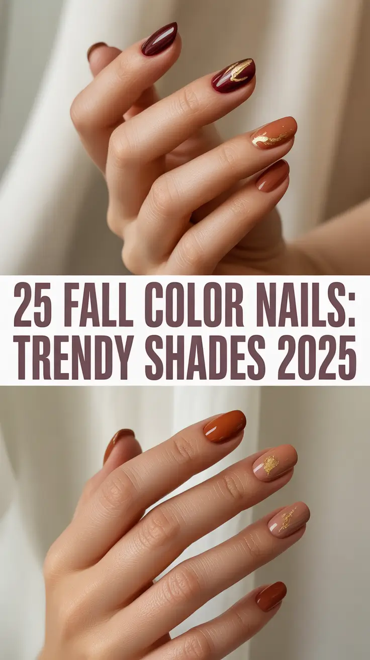 Fall Color Nails: Trendy Shades 2025 & Fresh Autumn Design Ideas