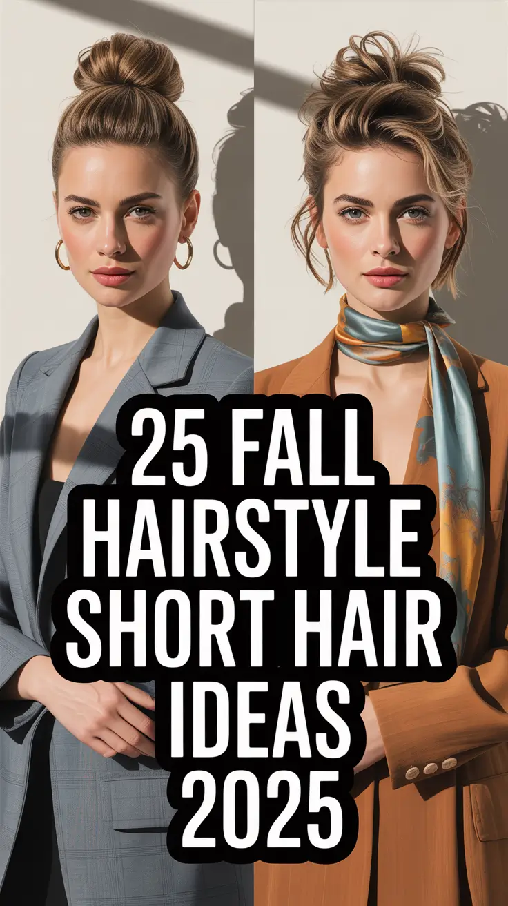 Fall Hairstyle Short Hair Ideas 2025: Cute & Easy Looks to Try This Season