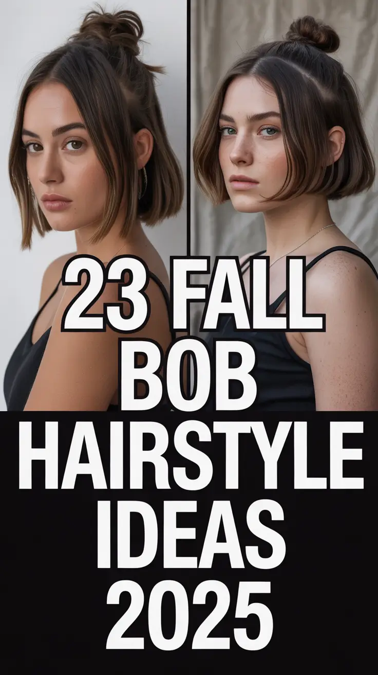 Fall Bob Hairstyle Ideas 2025: Chic Cut and Color Trends to Try