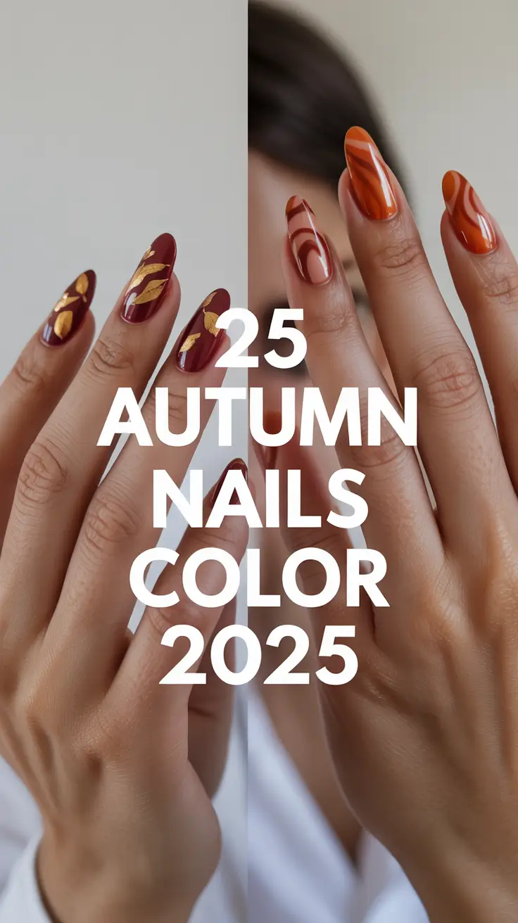 Autumn Nails Color 2025: Trendy Fall Shades, Designs & Inspo