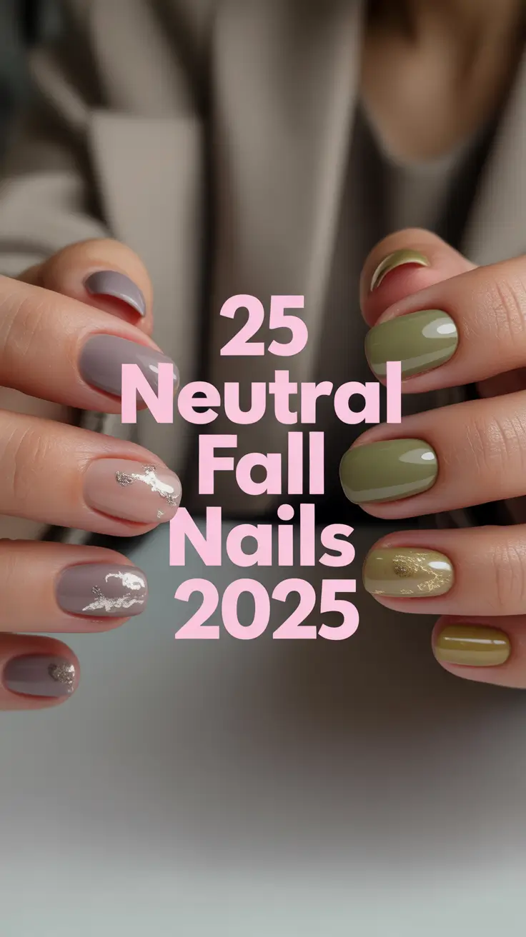 Neutral Fall Nails 2025: Inspiring Designs with Almond, Matte, Chrome & More