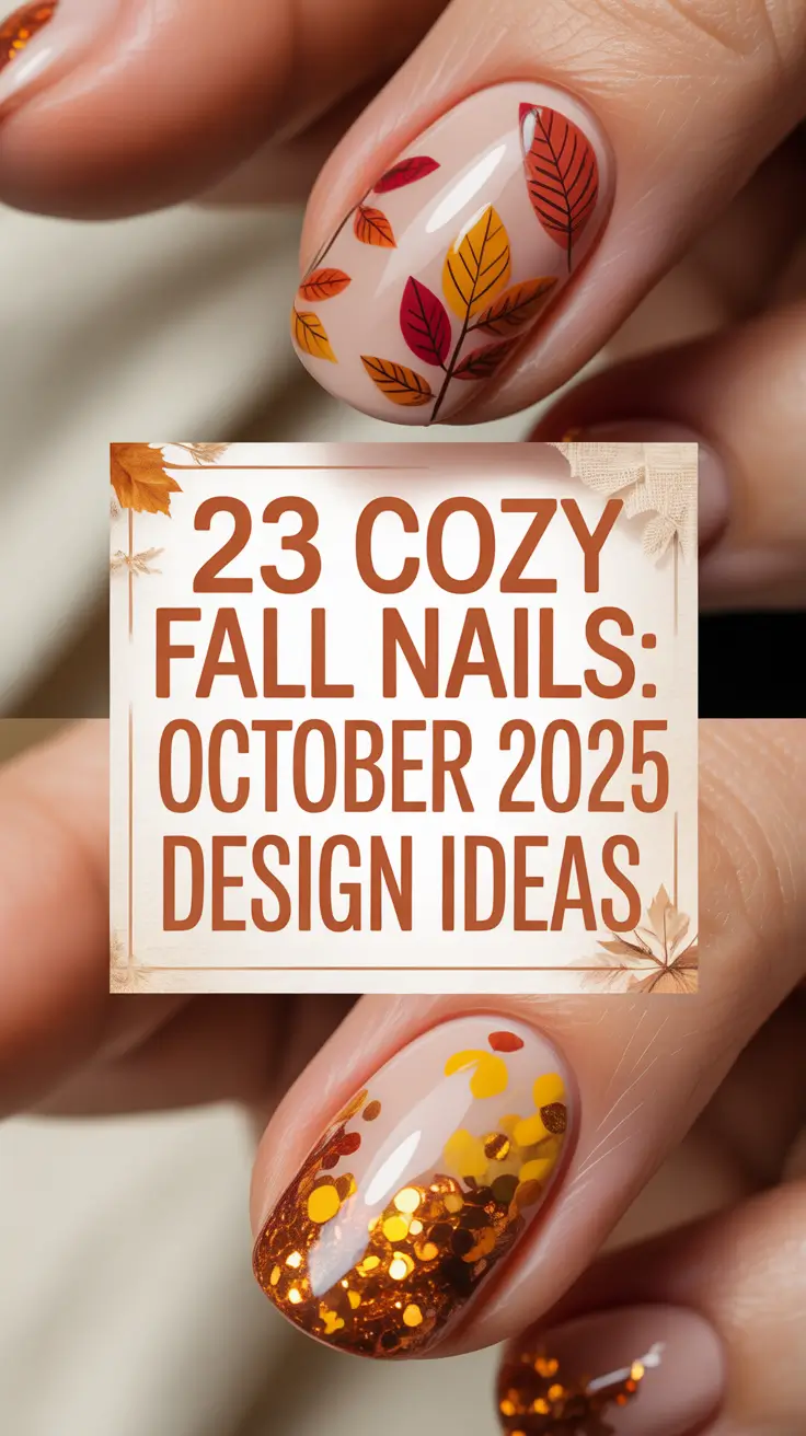 Cozy Fall Nails: October 2025 Design Ideas That Feel Cute and Classy