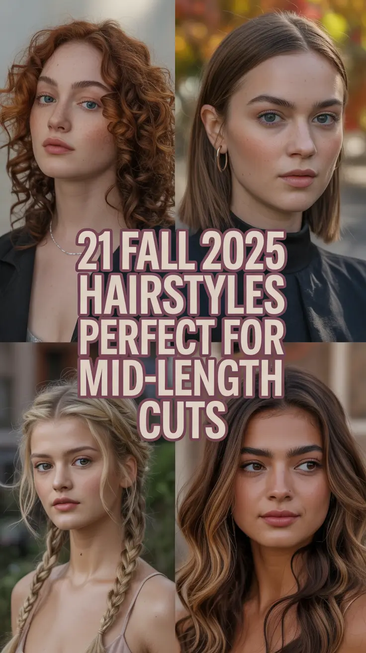 Fall 2025 Hairstyles Perfect for Mid-Length Cuts: Cute, Simple & Seriously Stylish Ideas