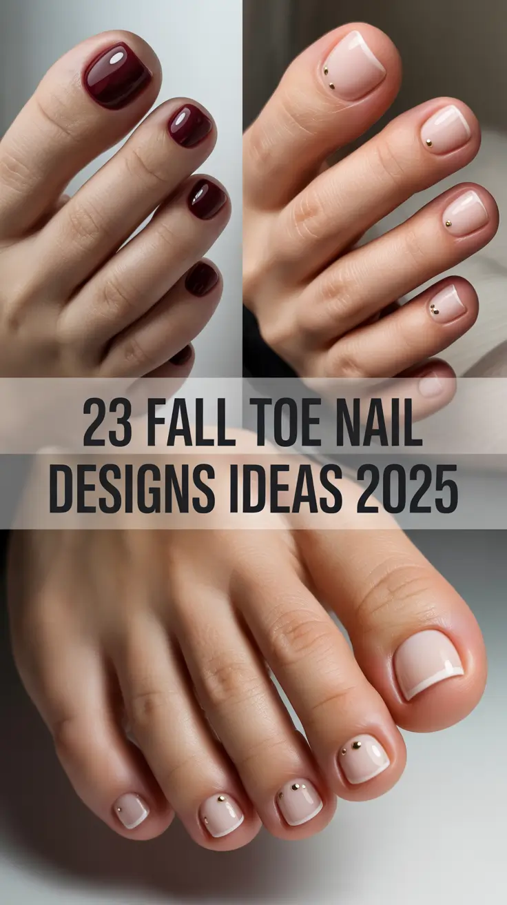 Fall Toe Nail Designs Ideas 2025 That’ll Inspire Your Autumn Pedicure Palette
