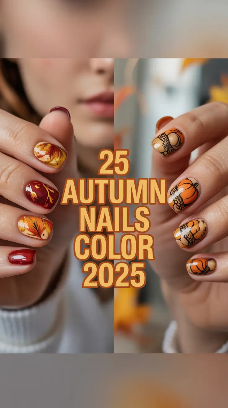 Autumn Nails Color 2025: Trendy Fall Shades, Designs & Inspo