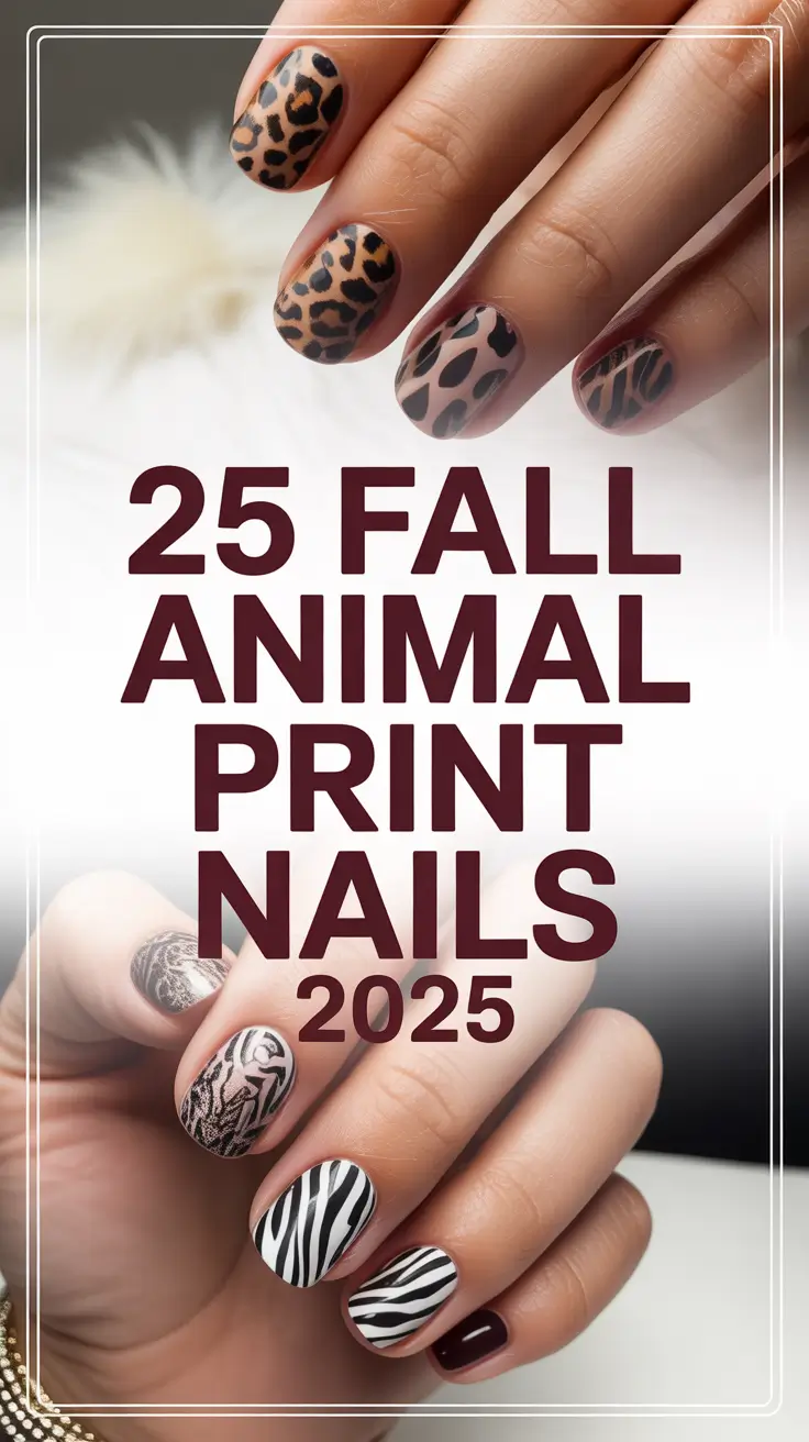Fall Animal Print Nails 2025: Bold Designs and Fresh Inspo for Autumn