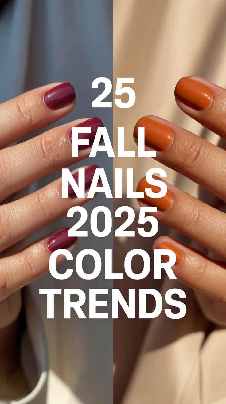 Fall Nails 2025 Color Trends: Chic Designs & Fresh Ideas for the Season