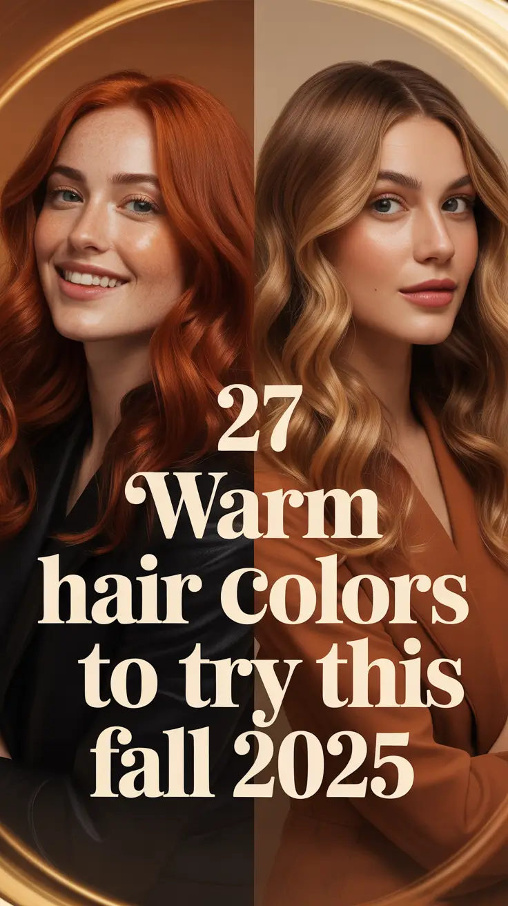 Warm Hair Colors to Try This Fall 2025: Stunning Ideas for Every Style