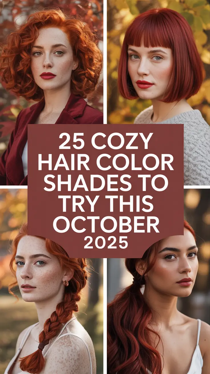 Cozy Hair Color Shades to Try This October 2025 for Fresh Inspo