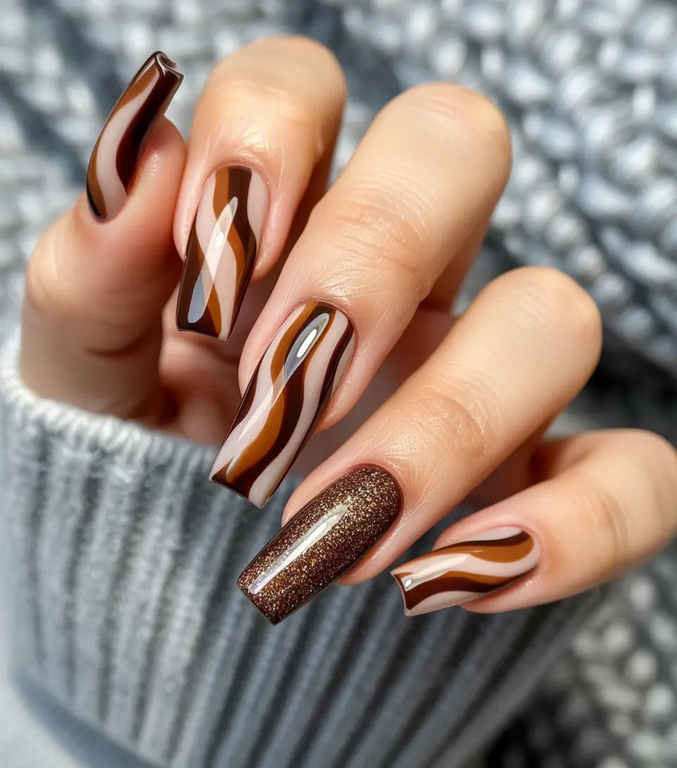 Brown Fall Nails 2025: Inspiring Ideas and Trendy Designs for Autumn