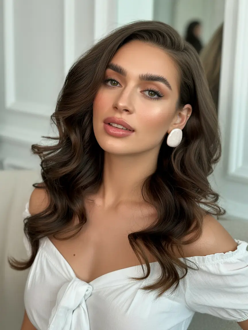 October hair color 2025 Deep Espresso Shine