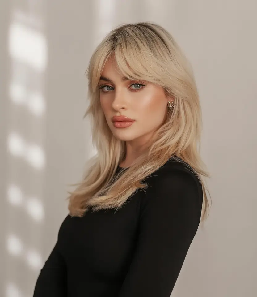 October hair color 2025 Soft Vanilla Blonde Layers