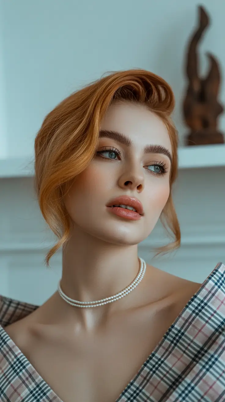 easy fall hairstyles 2025 Elegant Side Twist