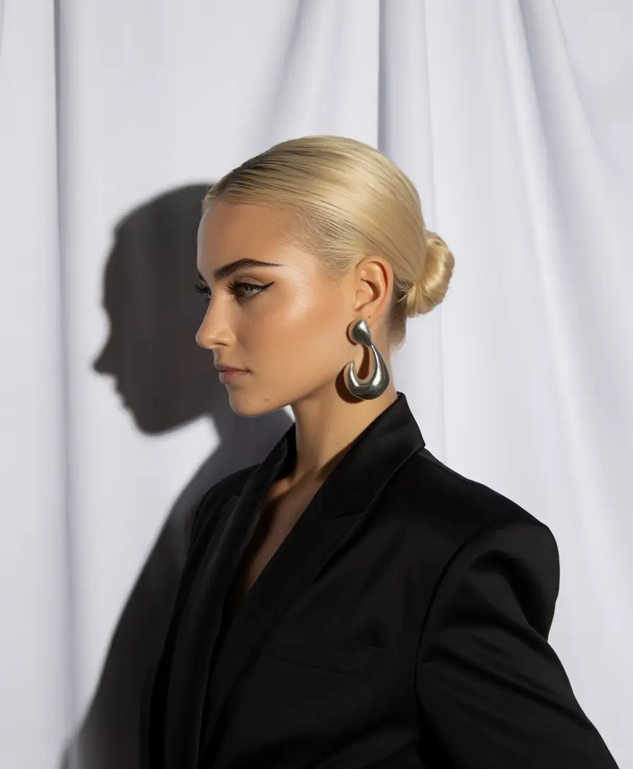 easy fall hairstyles 2025 Minimal Sleek Bun