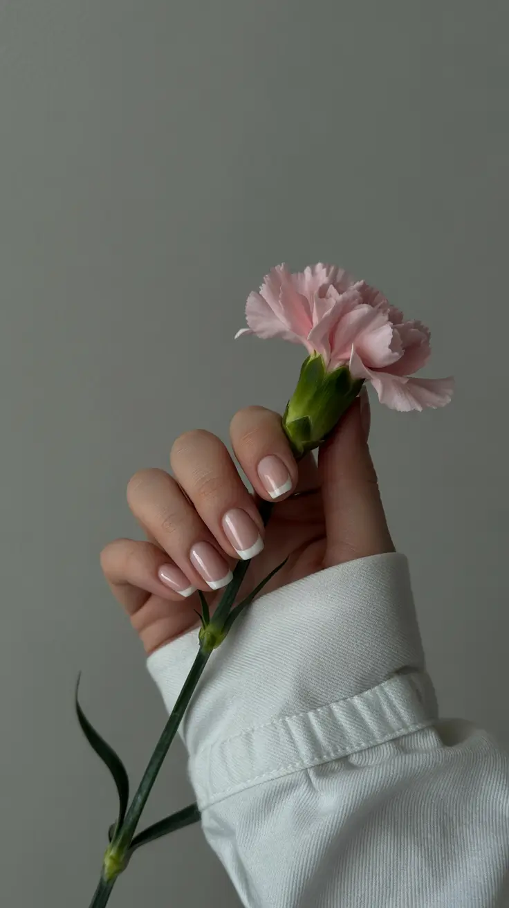 Fall 2025 Nail Color Ideas for Women Over 50 Classic French Refresh