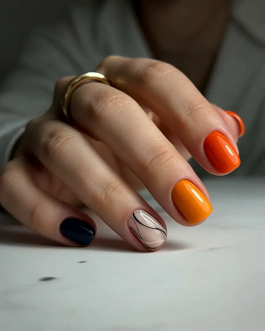 Fall 2025 Nail Color Ideas for Women Over 50 Autumn Color Play