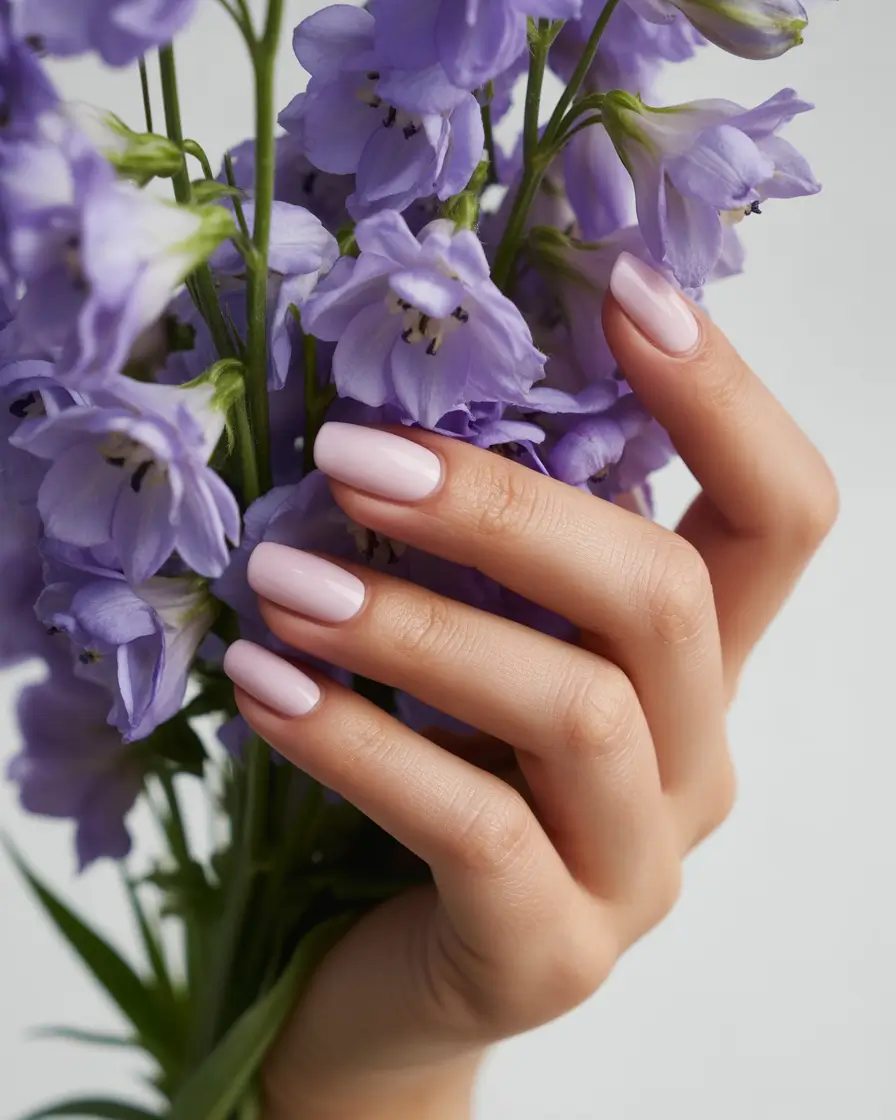 Fall 2025 Nail Color Ideas for Women Over 50 Soft Rose Serenity