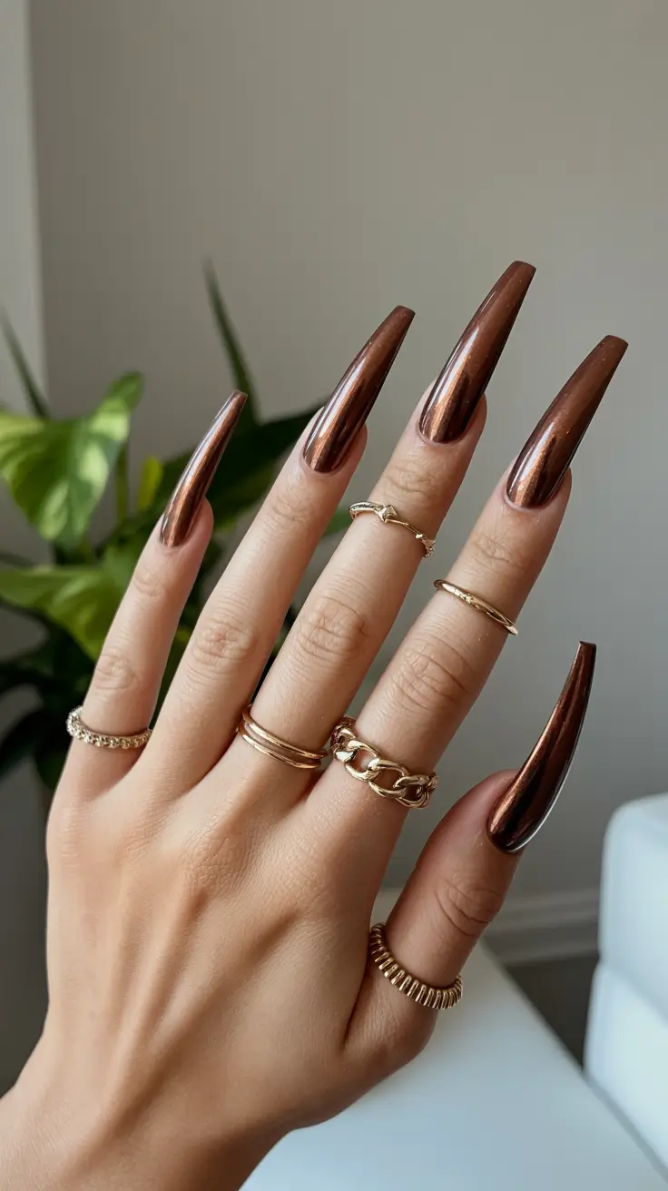 Glossy Chestnut Chrome