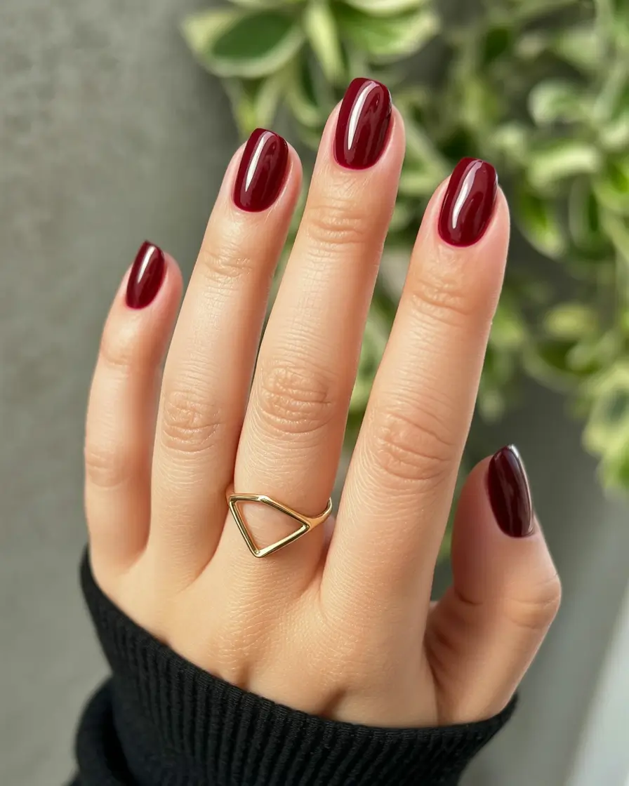 fall-manicure-2025-Classic-Burgundy-Done-Clean