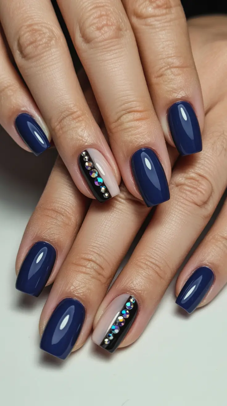 Navy Blue Fall Nail Ideas for 2025 – Elegant & Trendy Designs
