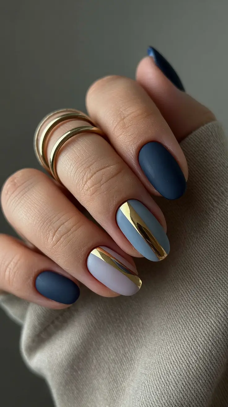 Navy Blue Fall Nail Ideas for 2025 – Elegant & Trendy Designs