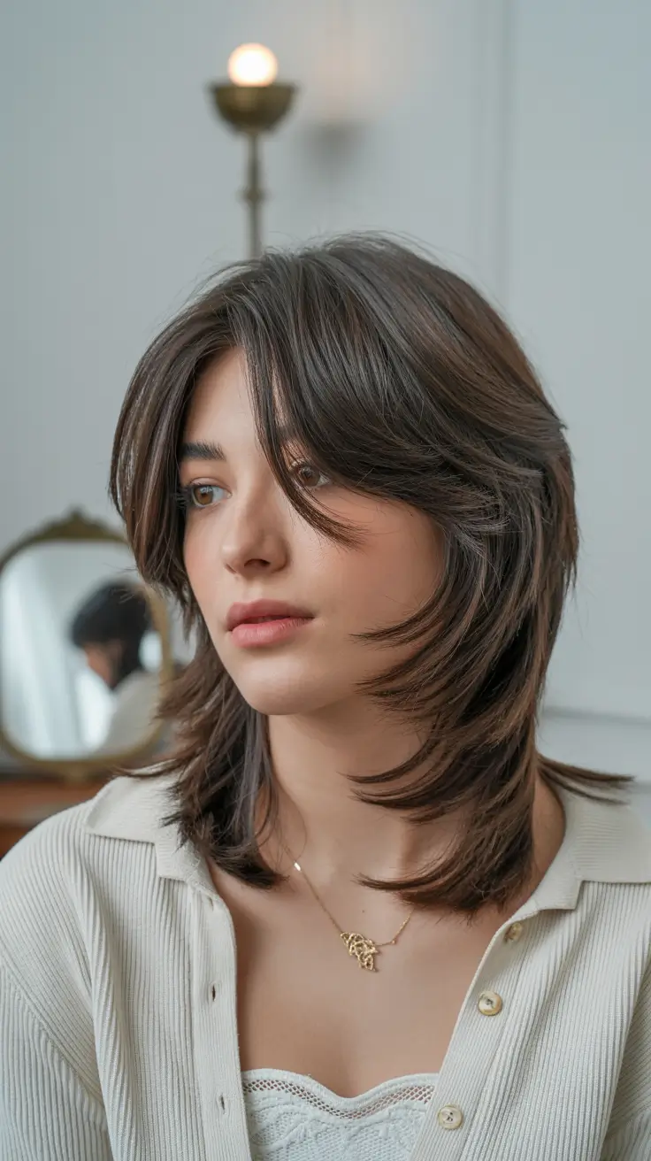 October haicuts 2025 Layered Flow with a Modern Twist