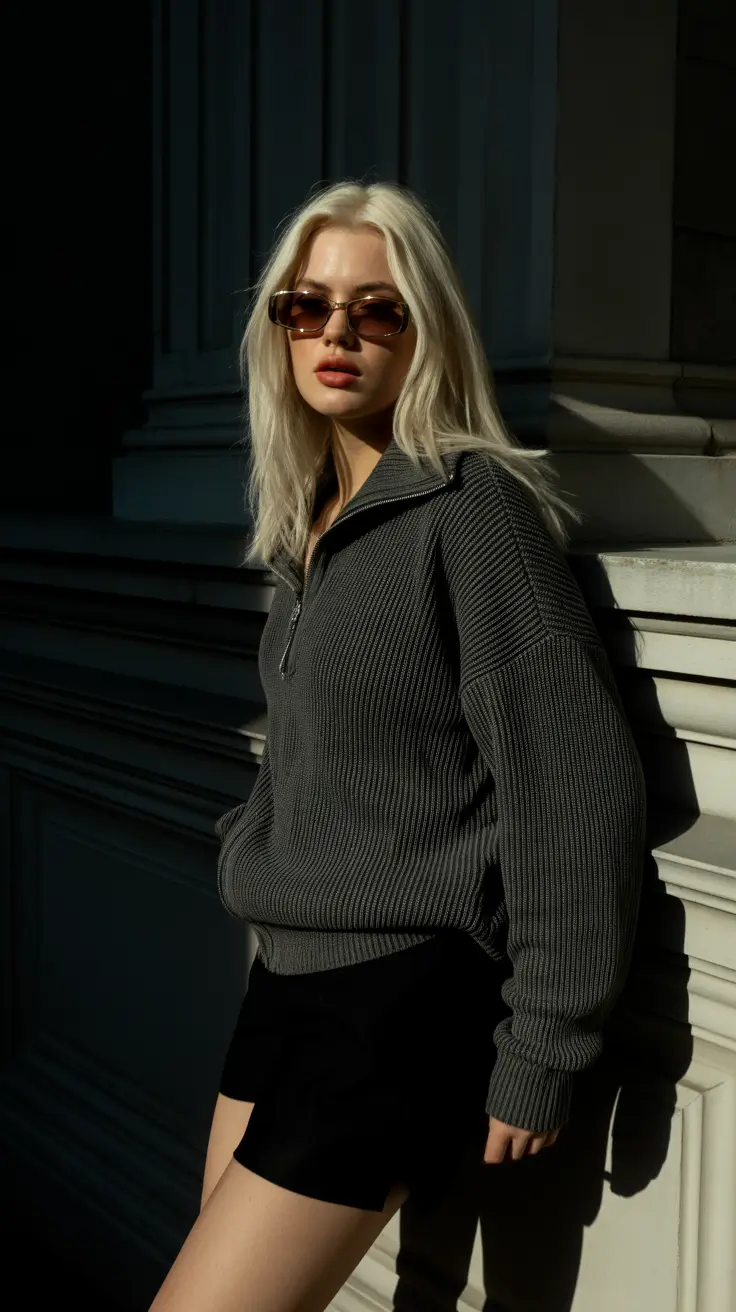 October outfits 2025 Minimal Monochrome with Edge