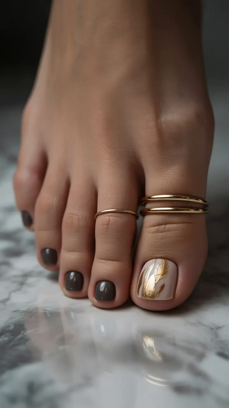 October Toe Nails Ideas 2025: Chic Fall Colors and Stylish Designs