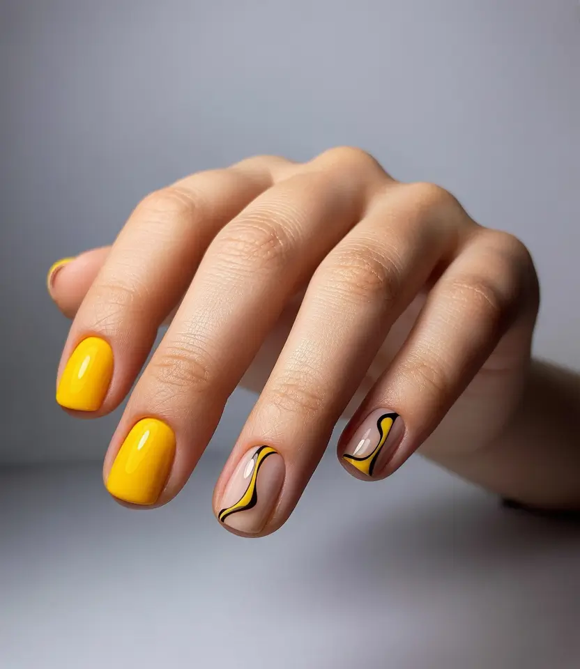 short fall nails Marigold Flow