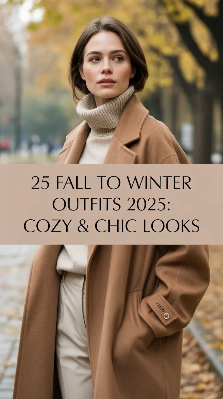 Fall to Winter Outfits 2025: Cozy & Chic Looks for Every Mood