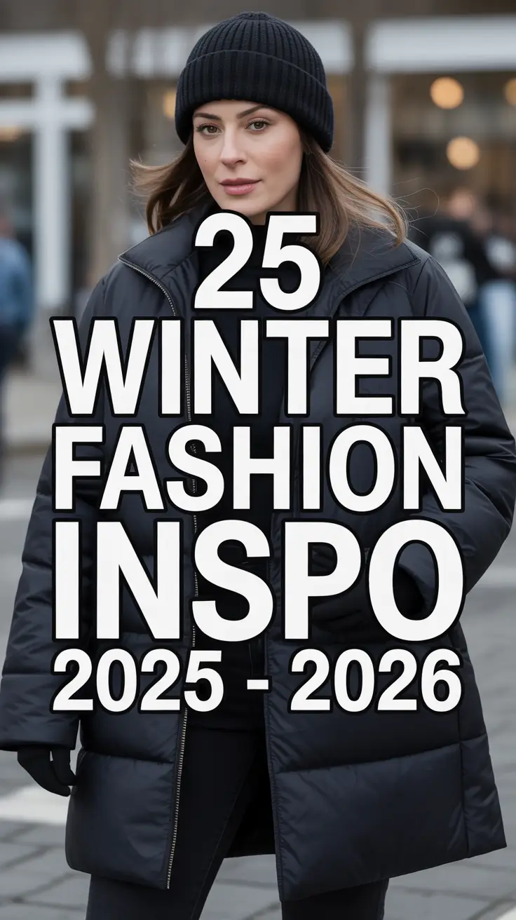 Winter Fashion Inspo 2025 - 2026: Classy, Casual & Aesthetic Outfits for Cold Days