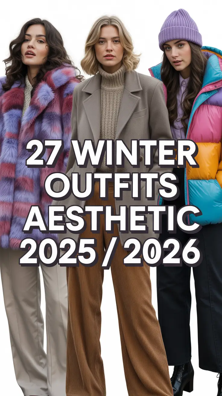Winter Outfits Aesthetic 2025-2026: Bold Looks for Cool Weather Style