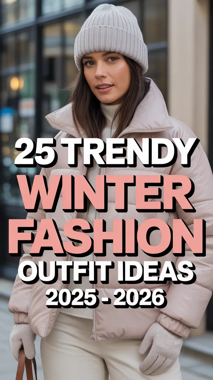 Trendy Winter Fashion Outfit Ideas 2025 - 2026 for Every Style Mood