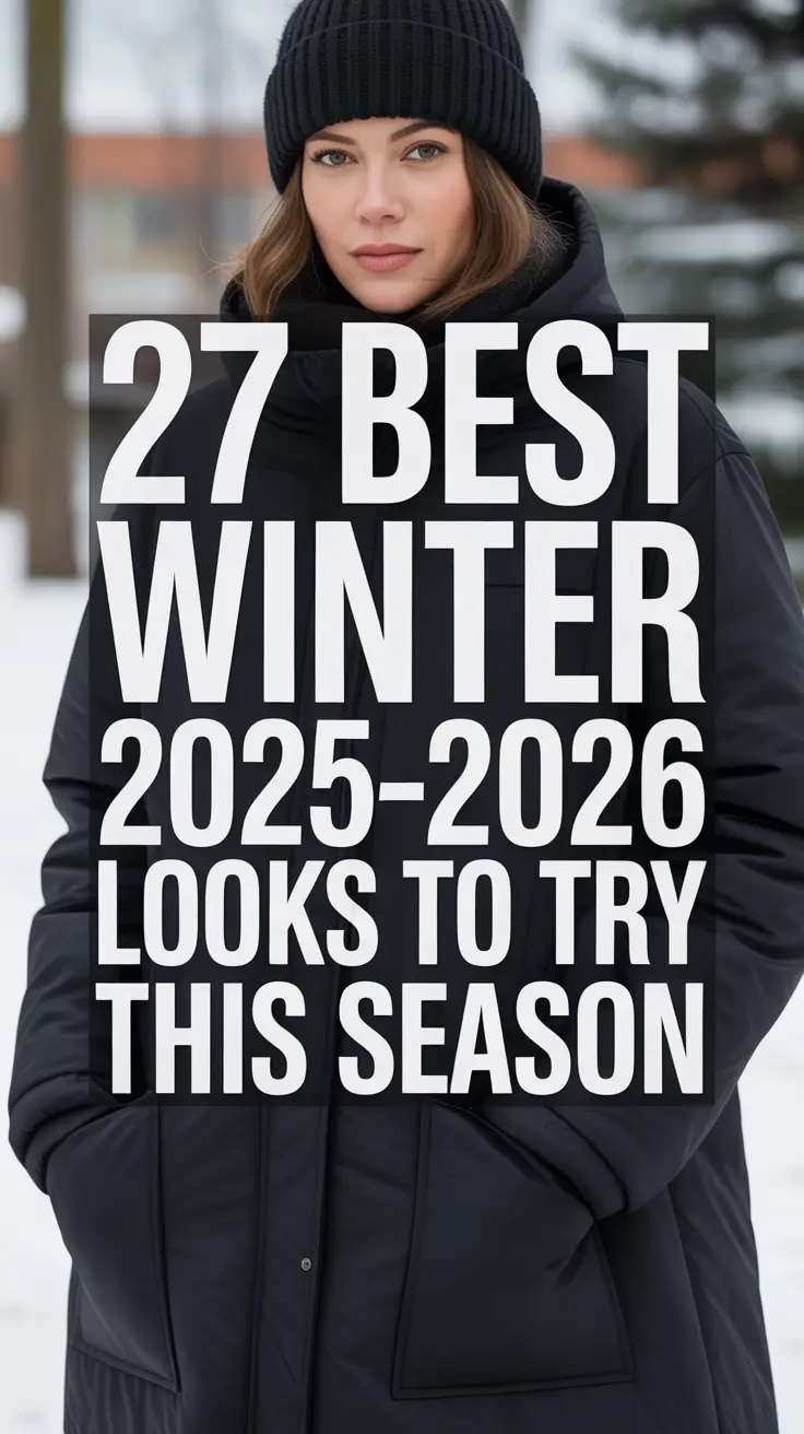 Best Winter 2025–2026 Looks to Try This Season: Trend Fashion for Women Who Love Style and Comfort
