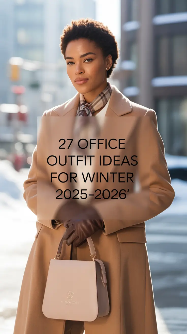 Office Outfit Ideas for Winter 2025–2026: Elegant, Warm & Effortlessly Chic Looks