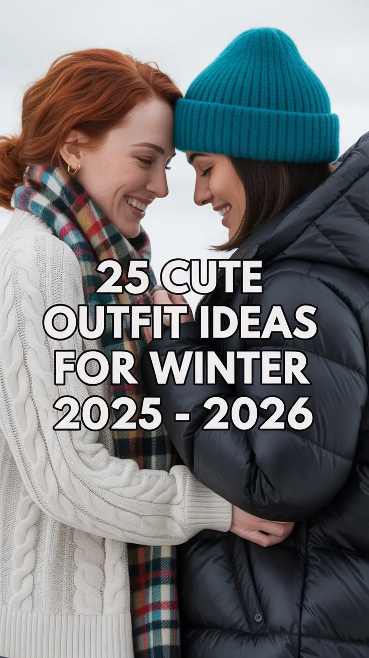 Cute Outfit Ideas for Winter 2025 - 2026: Aesthetic, Cozy & On-Trend Looks for Cold Days