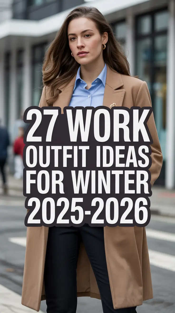 Work Outfit Ideas for Winter 2025–2026: Chic & Cozy Looks for Women