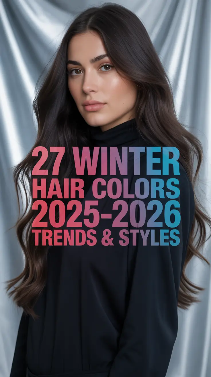 Winter Hair Colors 2025–2026 Trends & Styles: Bright & Cool Ideas for Every Season