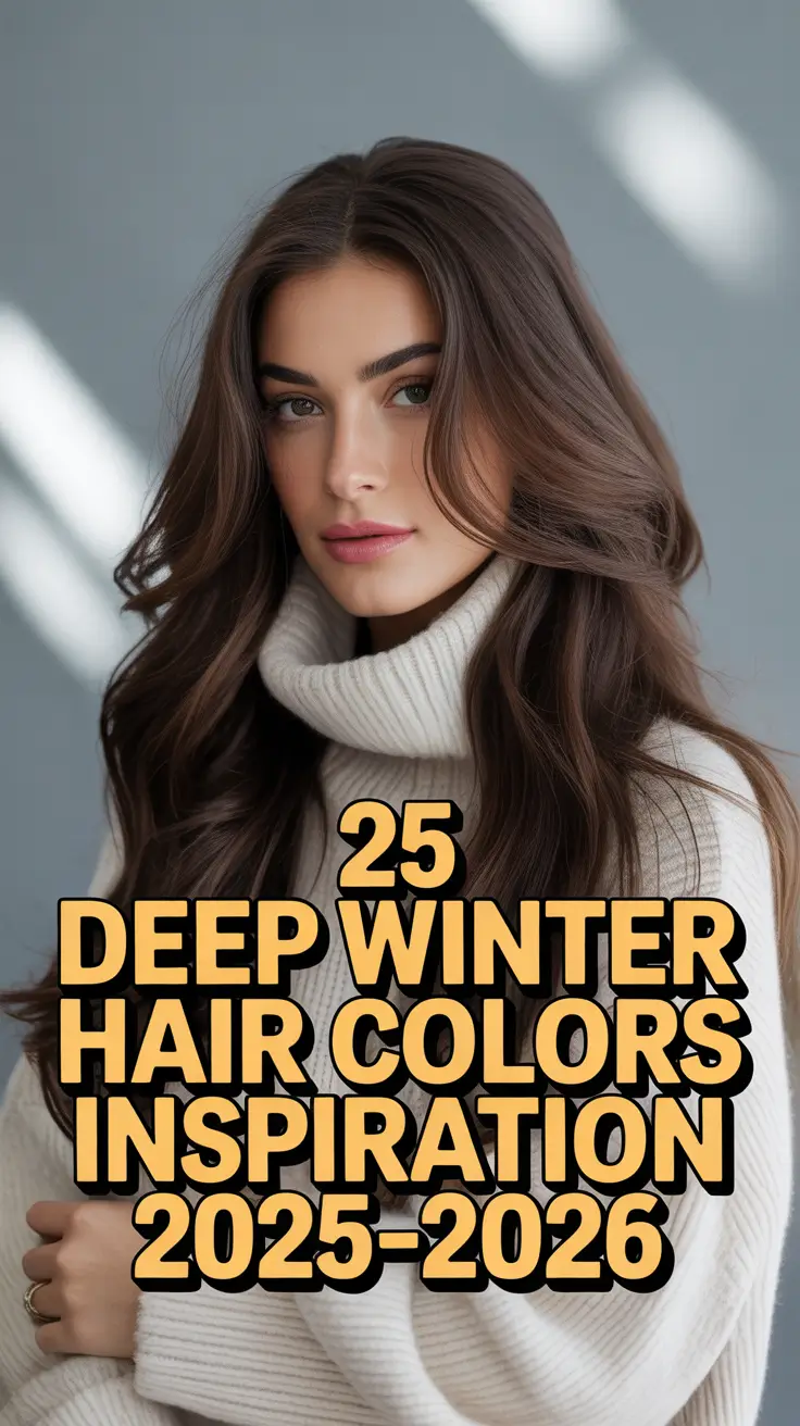 Deep Winter Hair Colors Inspiration 2025–2026: Best Ideas and Trends