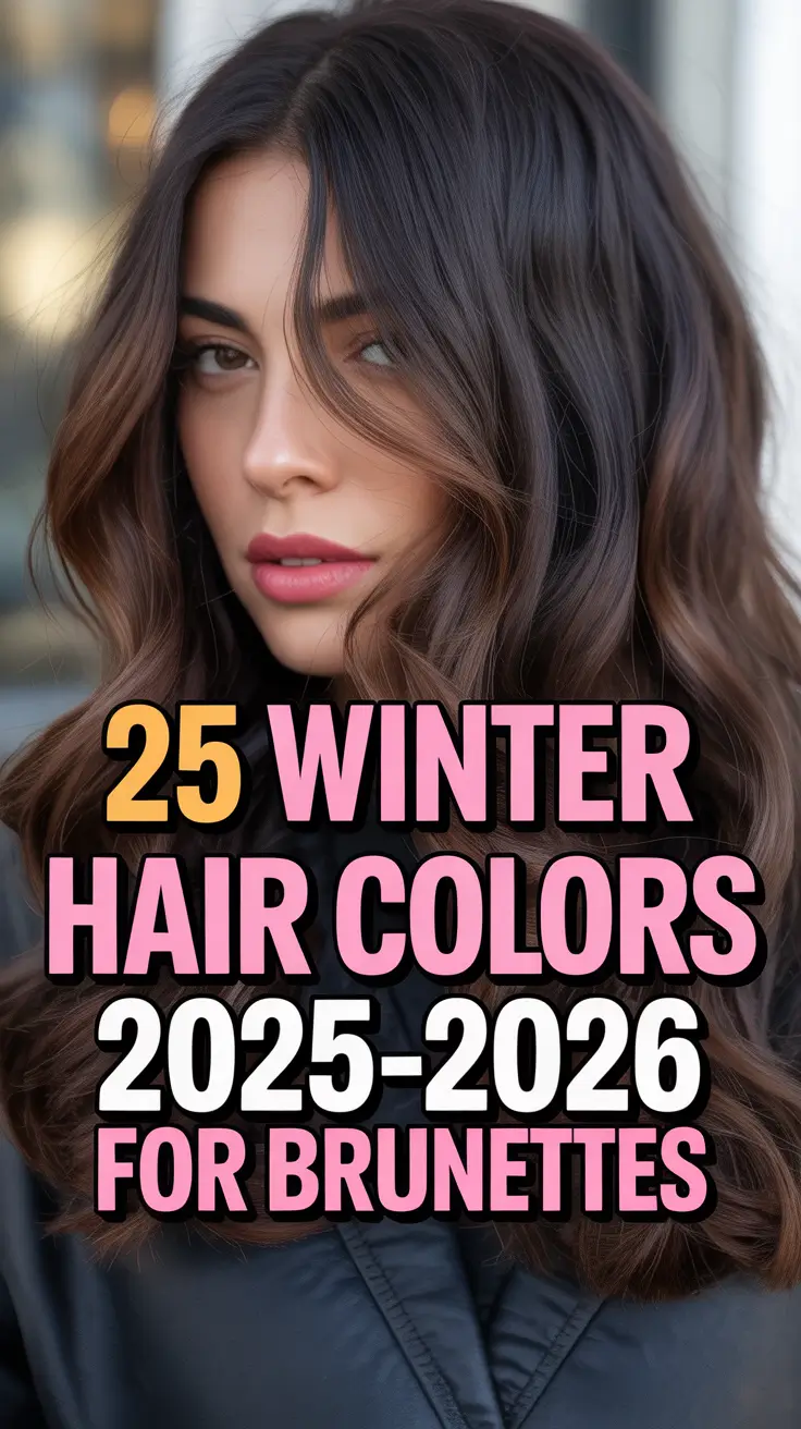Winter Hair Colors 2025–2026 for Brunettes: Balayage, Dark Brown & More