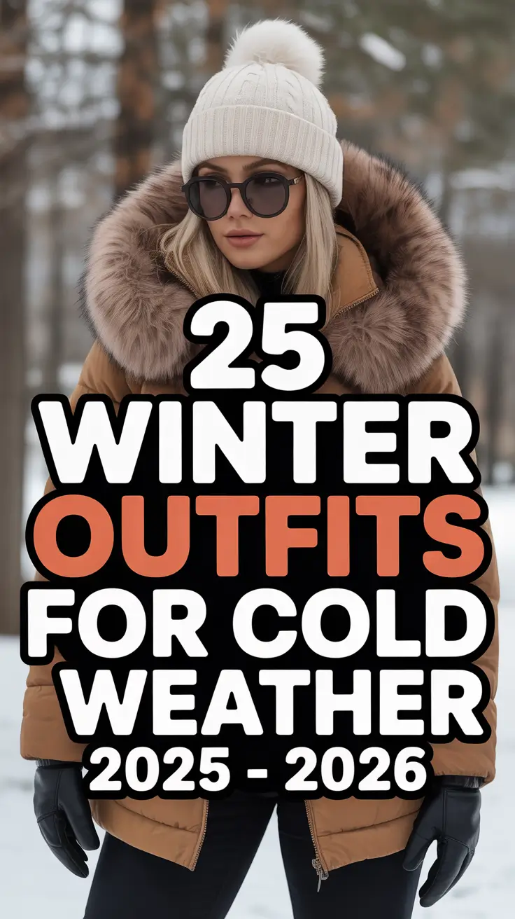 Winter Outfits for Cold Weather 2025 - 2026: Classy, Casual & Street Style Inspiration