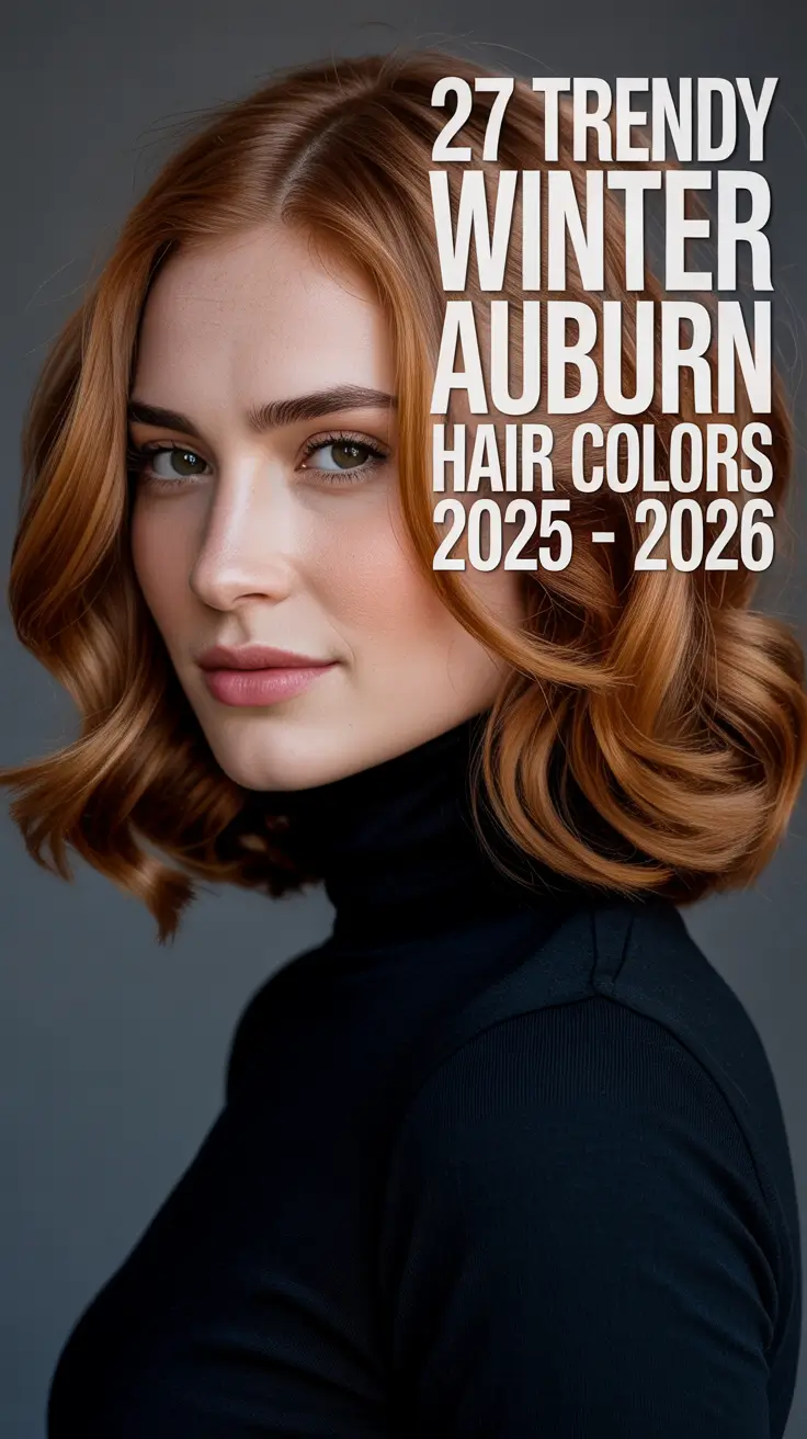 Trendy Winter Auburn Hair Colors 2025-2026: Chic Ideas for Brunettes and Redheads