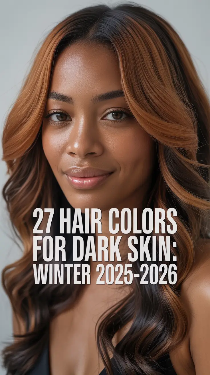 Hair Colors for Dark Skin: Winter 2025–2026 – Bold & Beautiful Ideas for Women
