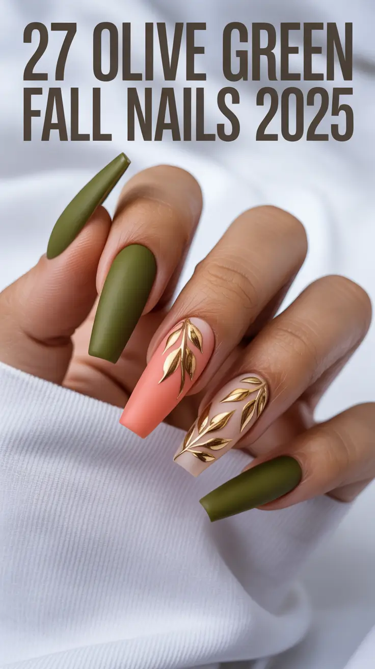 Olive Green Fall Nails 2025: Trendy Designs, Inspo & Seasonal Favorites