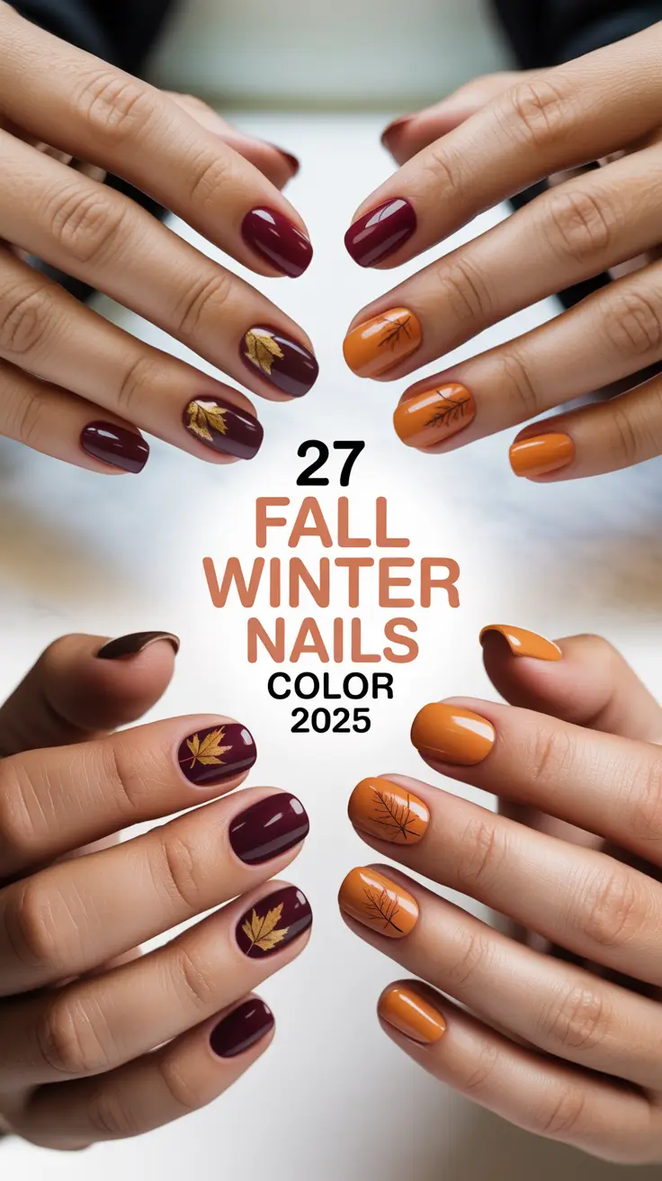 Fall Winter Nails Color 2025: Trendy Ideas for Every Mood and Skin Tone