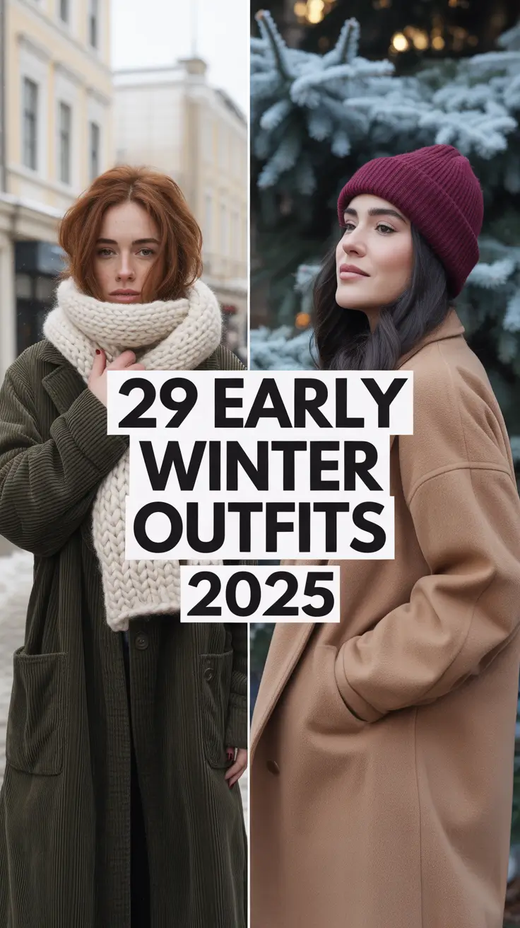 Early Winter Outfits 2025: Aesthetic & Inspiring Looks for Women from NYC to Tokyo